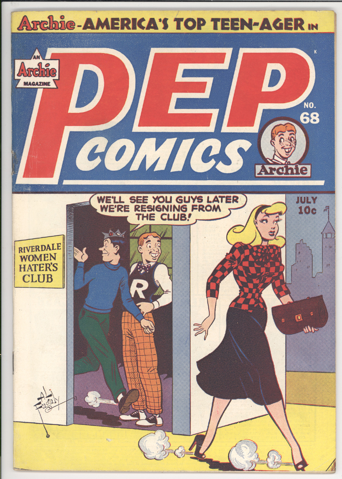 Pep Comics  #68 front